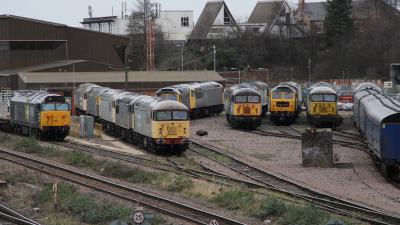 56098,50008,56301,47749,56103 at Leicester TMD. &copy; al66class59