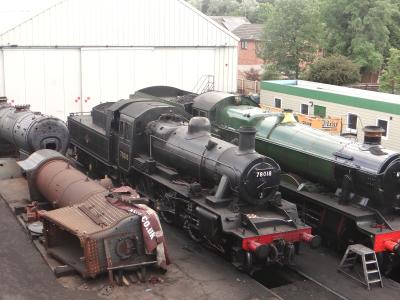 78018steam at Great Central Railway - Loughborough. &copy; MJM