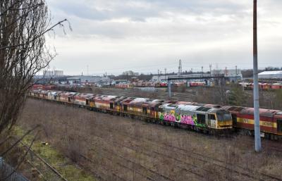 60067,60069,60058 at Toton New Bank Sidings. &copy; Brodie