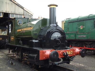 1340 STEAM at Didcot Railway Centre. &copy; Byron5574