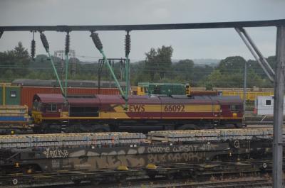 66092 at Crewe Basford Hall Freightliner Depot. &copy; Kempydak