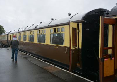 GWR9654 coach at Severn Valley Railway - Kidderminster. &copy; AJax