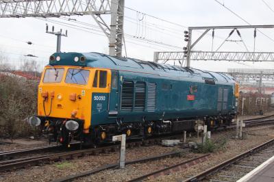 50050 at Crewe. &copy; ConnorsRailPhotography