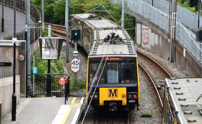 TW4023 at Chillingham Road (Tyne & Wear Metro). &copy; MJM