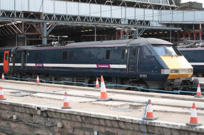 91121 at London Kings Cross. &copy; linuxyeti
