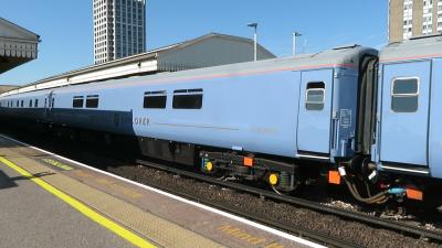 99105 coach at Clapham Junction. &copy; Geoff