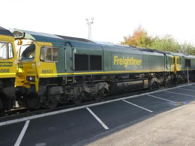 66531 at Leeds Vehicle Maintenance Facility (Leeds Midland Road). &copy; Byron5574