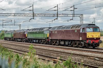 photo of 57010,47815,57008,57009 at Rugeley North Junction