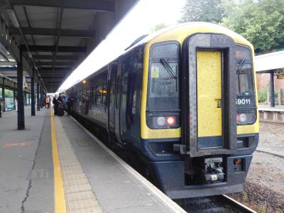 159011 at Exeter Central. &copy; Trainman5862