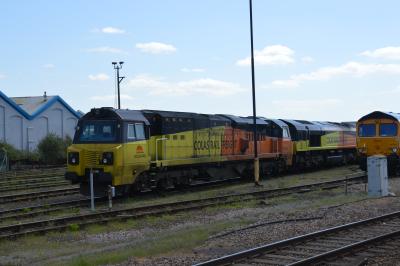 70802 at Eastleigh. &copy; Kempydak
