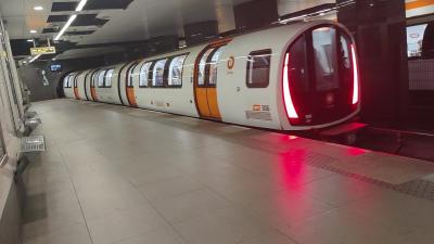 GS 306 at Partick (Glasgow Subway). &copy; Geoff