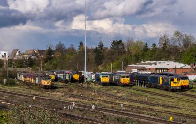 56077 at Leicester. &copy; Shotts