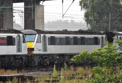 90013 at Crewe Basford Hall. &copy; stevexos