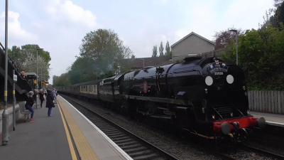 35028 steam at Keynsham. &copy; JM-Freightliner