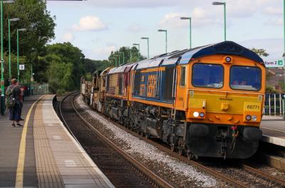 66771 at Tamworth. &copy; South Coast Trainspotter