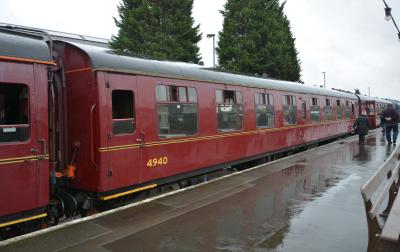 4940 coach at Severn Valley Railway - Kidderminster. &copy; AJax