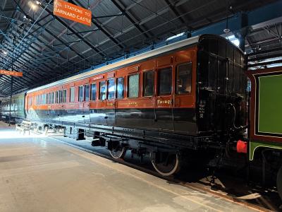 LSWR6474 coach at York National Railway Museum. &copy; AJax