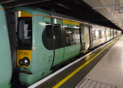 377214 at London Victoria. &copy; BigKev