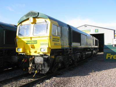 66625 at Leeds Vehicle Maintenance Facility (Leeds Midland Road). &copy; Byron5574