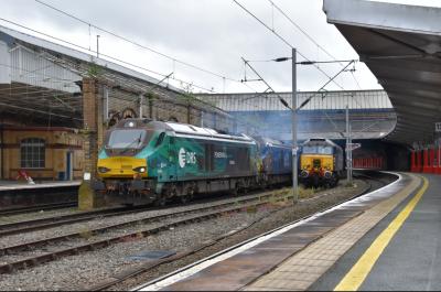 68006,68007,57308 at Crewe. &copy; Brodie