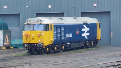 50033 at Kidderminster TMD - Severn Valley Railway. &copy; MemberOfThePublic
