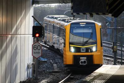 555041 at Airport (Tyne & Wear Metro). &copy; ConnorsRailPhotography
