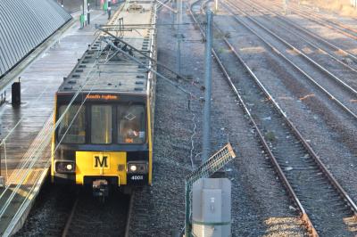 TW 4008 at Pelaw (Tyne & Wear Metro). &copy; ConnorsRailPhotography
