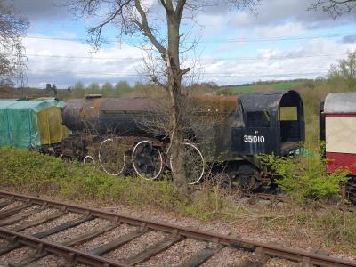 35010 steam at Colne Valley Railway. &copy; MikeMOL
