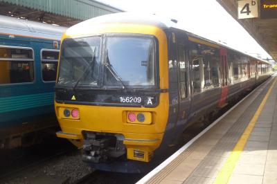 166209 at Cardiff Central. &copy; JM-Freightliner