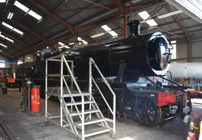 3850 steam at Gloucestershire Warwickshire Railway - Toddington TMD. &copy; AJax