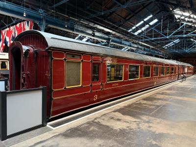 LMS14241 coach at York National Railway Museum. &copy; AJax