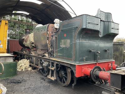 5637 steam at Swindon & Cricklade Railway. &copy; Pistolpete008