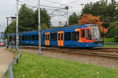 399203 at Park Square Junction (Supertram). &copy; llamafish