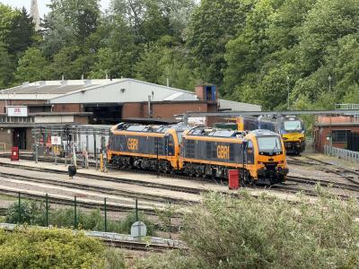 photo of 99006,99005,68017,68023 at Leicester TMD