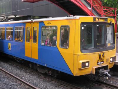 TW4024 at Tyne & Wear Metro system. &copy; Byron5574