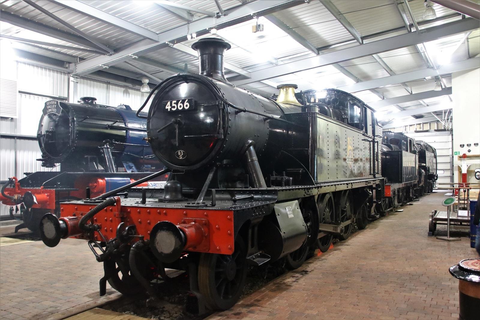 Photo of 4566 Steam at Severn Valley Railway Highley Engine House