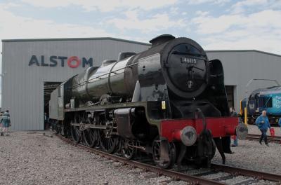 46115 Steam at Derby - The Greatest Gathering 2025. &copy; stevexos