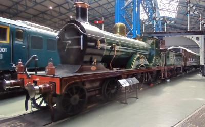 737 steam at York National Railway Museum. &copy; Geoff
