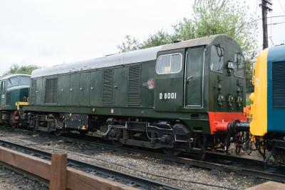 D8001 at Great Central Railway. &copy; llamafish