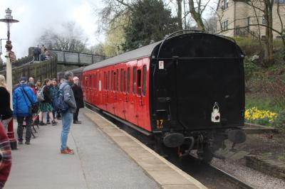 48011 coach at Keighley & Worth Valley Railway - Haworth. &copy; ConnorsRailPhotography