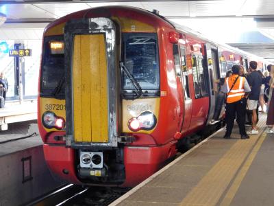 387201 at Gatwick Airport. &copy; Trainman5862