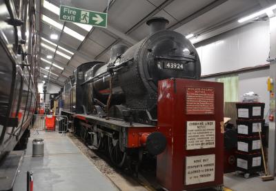 43924 steam at Keighley & Worth Valley Railway - Oxenhope. &copy; AJax