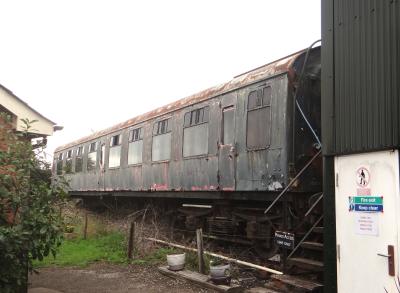 25917 coach at East Somerset Railway - Cranmore. &copy; MJM