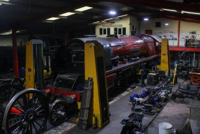 6233 steam at Midland Railway Centre. &copy; South Coast Trainspotter