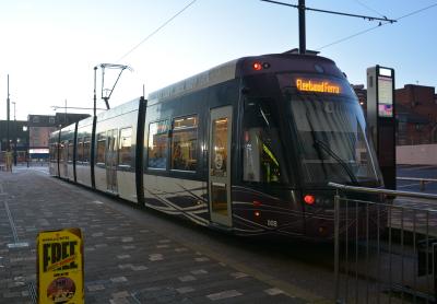 BT 008 at North Station (Blackpool Tramway). &copy; AJax