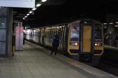 158796 at Manchester Victoria. &copy; ConnorsRailPhotography