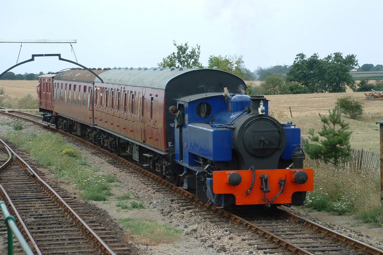 Photo of WB2613 steam at Mangapps Farm Museum — trainlogger