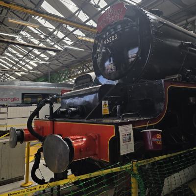 46203 steam at Derby - The Greatest Gathering 2025. &copy; MikeMOL
