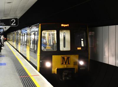 TW4006 at Newcastle Central (Tyne and Wear Metro). &copy; MJM