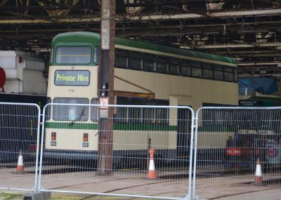 BT 718 at Rigby Road Depot (Blackpool Tramway). &copy; AJax